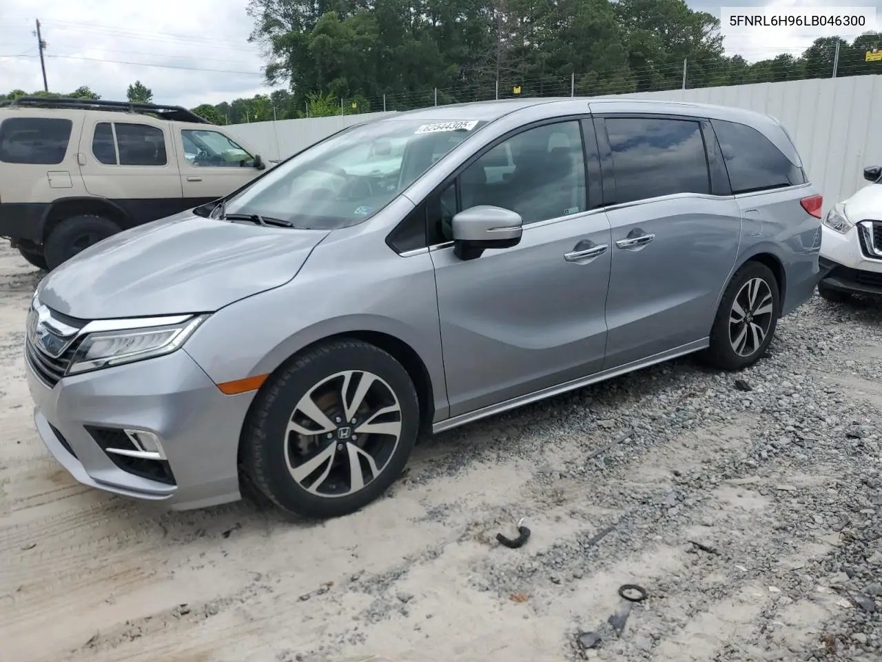 2020 Honda Odyssey Elite VIN: 5FNRL6H96LB046300 Lot: 62544305