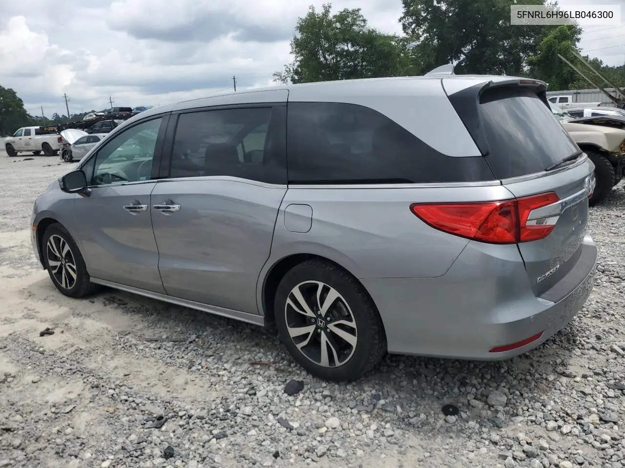 2020 Honda Odyssey Elite VIN: 5FNRL6H96LB046300 Lot: 62544305