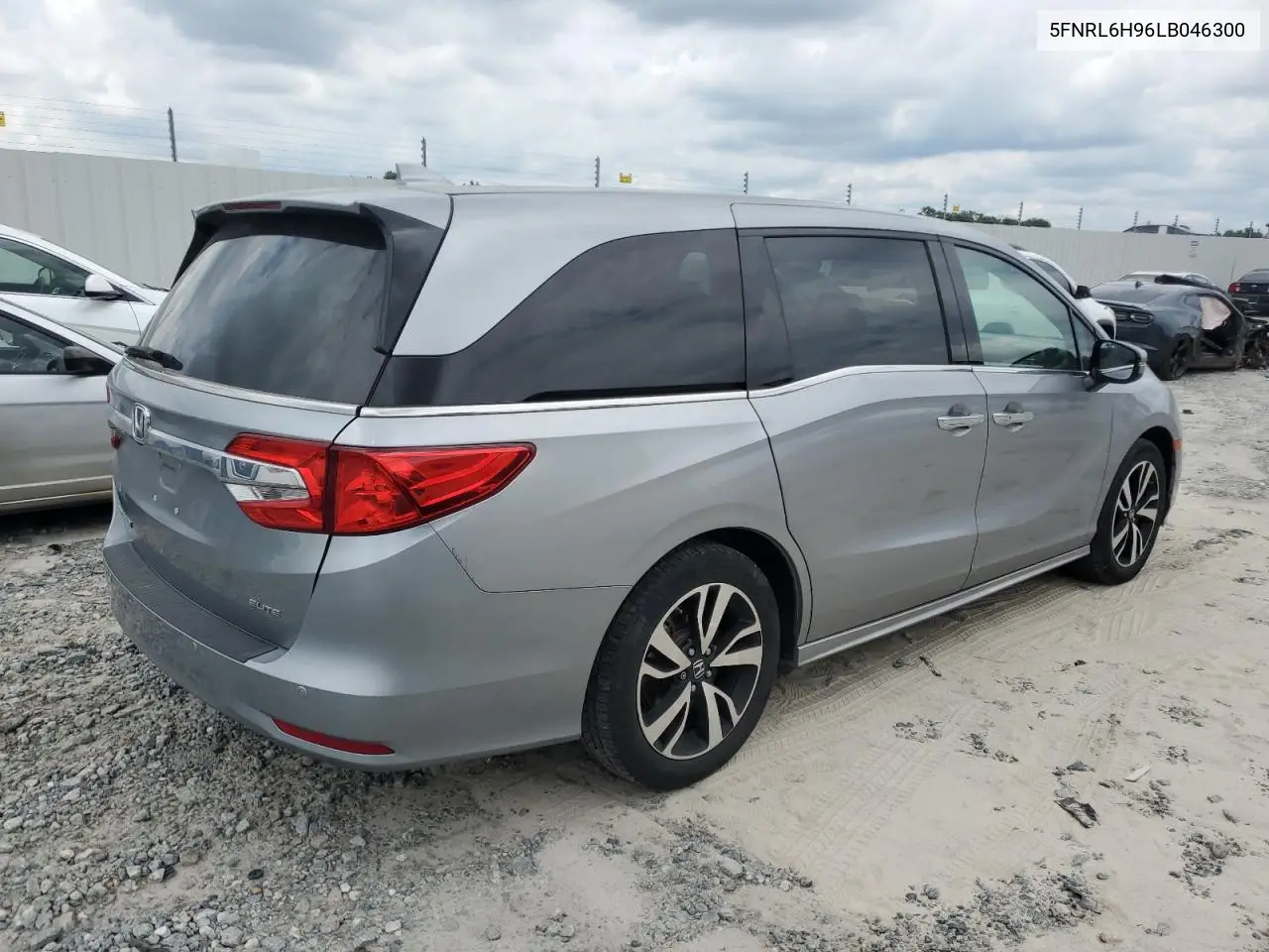 2020 Honda Odyssey Elite VIN: 5FNRL6H96LB046300 Lot: 62544305