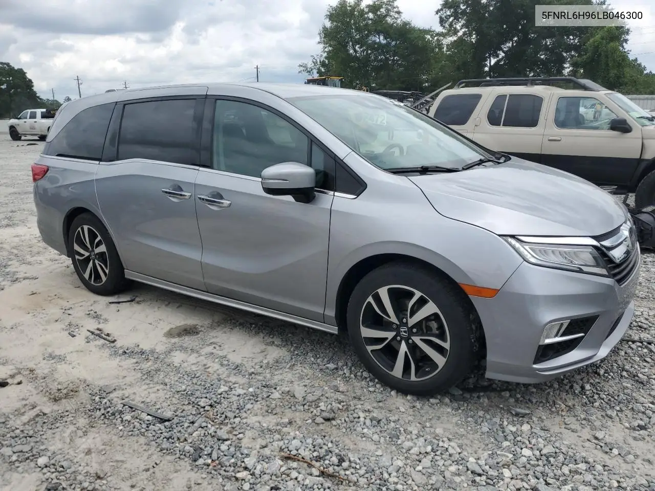 2020 Honda Odyssey Elite VIN: 5FNRL6H96LB046300 Lot: 62544305