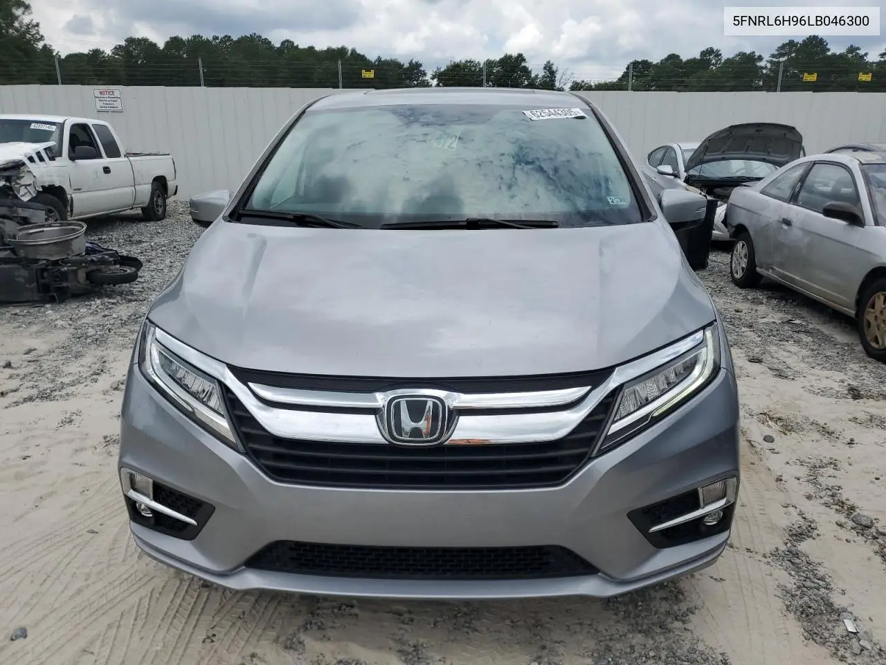 2020 Honda Odyssey Elite VIN: 5FNRL6H96LB046300 Lot: 62544305