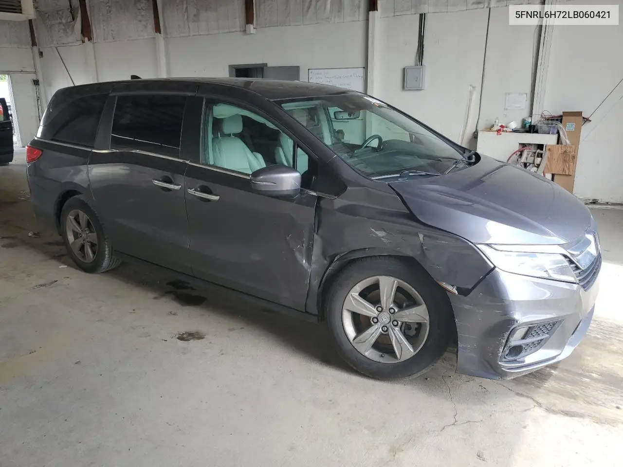 2020 Honda Odyssey Exl VIN: 5FNRL6H72LB060421 Lot: 62867925