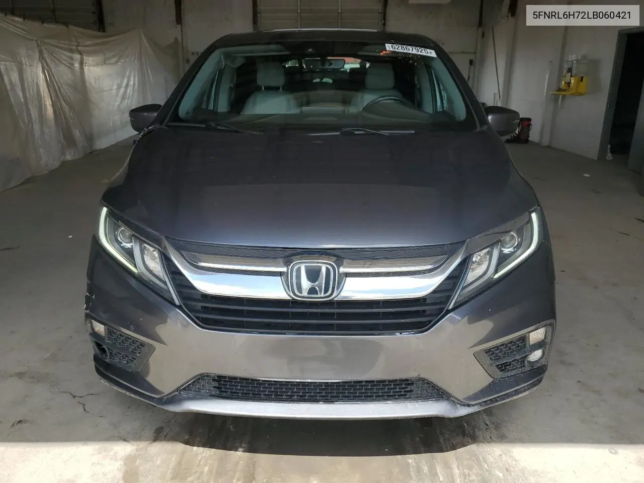 2020 Honda Odyssey Exl VIN: 5FNRL6H72LB060421 Lot: 62867925