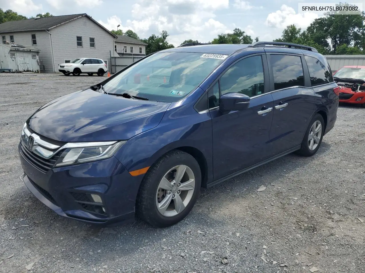 2020 Honda Odyssey Exl VIN: 5FNRL6H75LB073082 Lot: 63225935