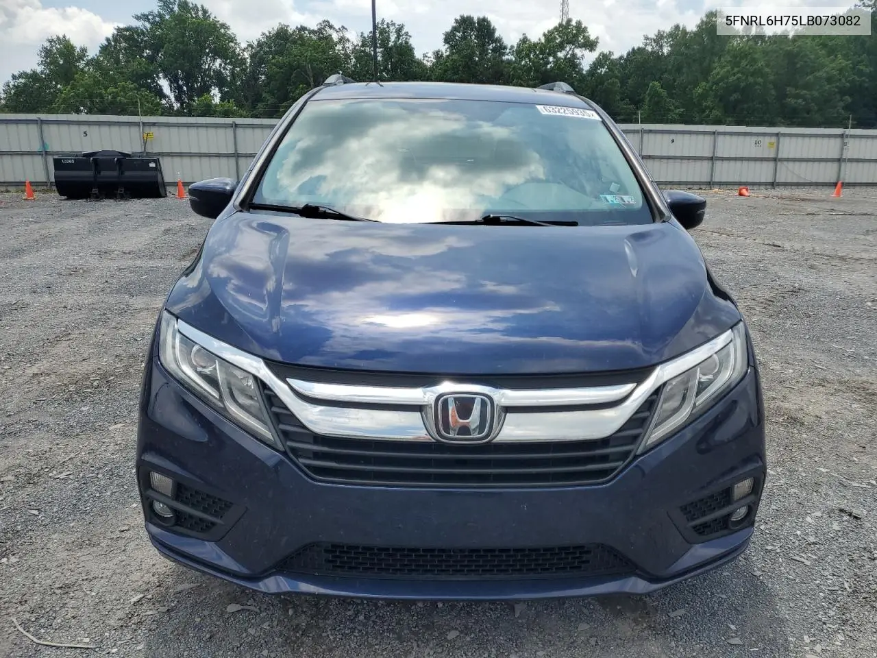 2020 Honda Odyssey Exl VIN: 5FNRL6H75LB073082 Lot: 63225935