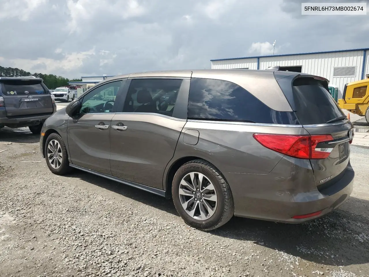 2021 Honda Odyssey Exl VIN: 5FNRL6H73MB002674 Lot: 56511175
