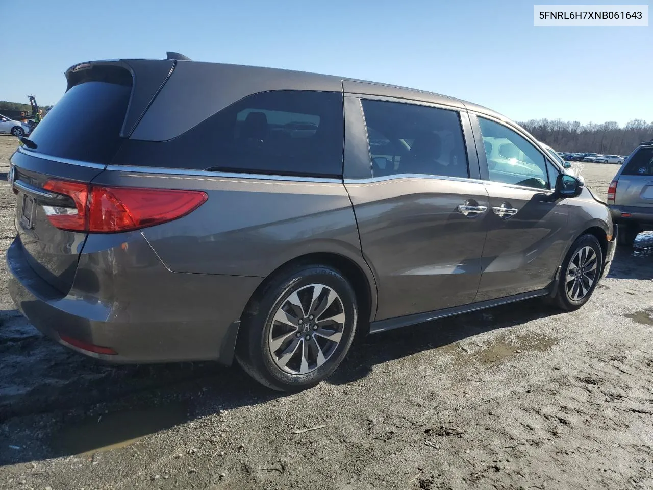2022 Honda Odyssey Exl VIN: 5FNRL6H7XNB061643 Lot: 42940405