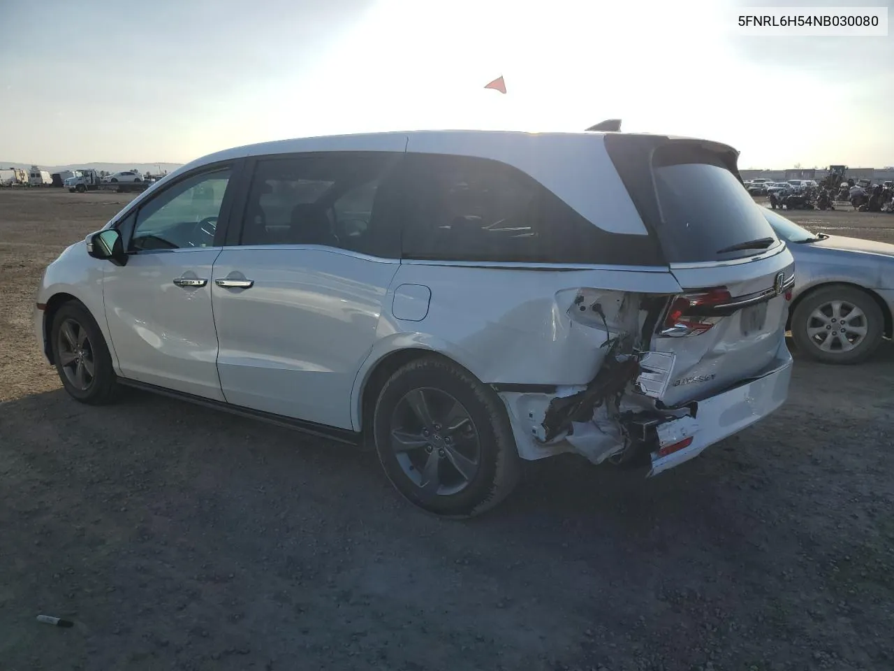 2022 Honda Odyssey Ex VIN: 5FNRL6H54NB030080 Lot: 43580165