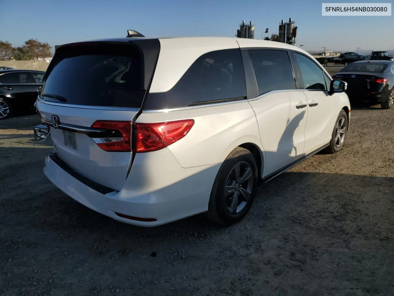 2022 Honda Odyssey Ex VIN: 5FNRL6H54NB030080 Lot: 43580165