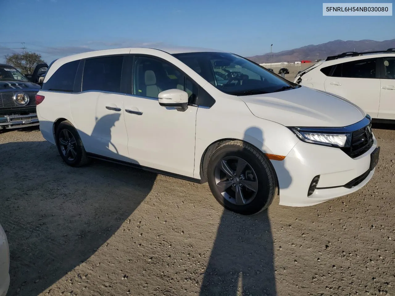 2022 Honda Odyssey Ex VIN: 5FNRL6H54NB030080 Lot: 43580165