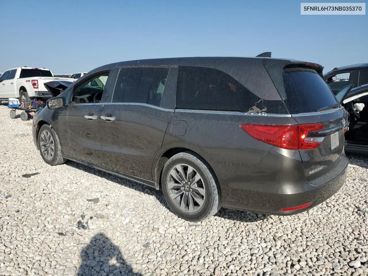 2022 Honda Odyssey Exl VIN: 5FNRL6H73NB035370 Lot: 50181905
