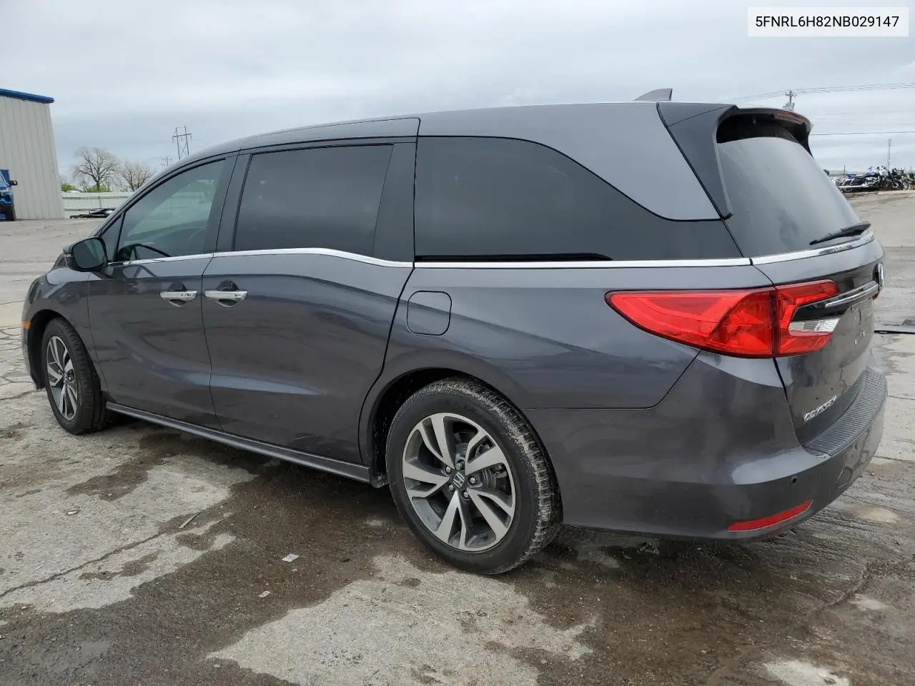 2022 Honda Odyssey Touring VIN: 5FNRL6H82NB029147 Lot: 51761875