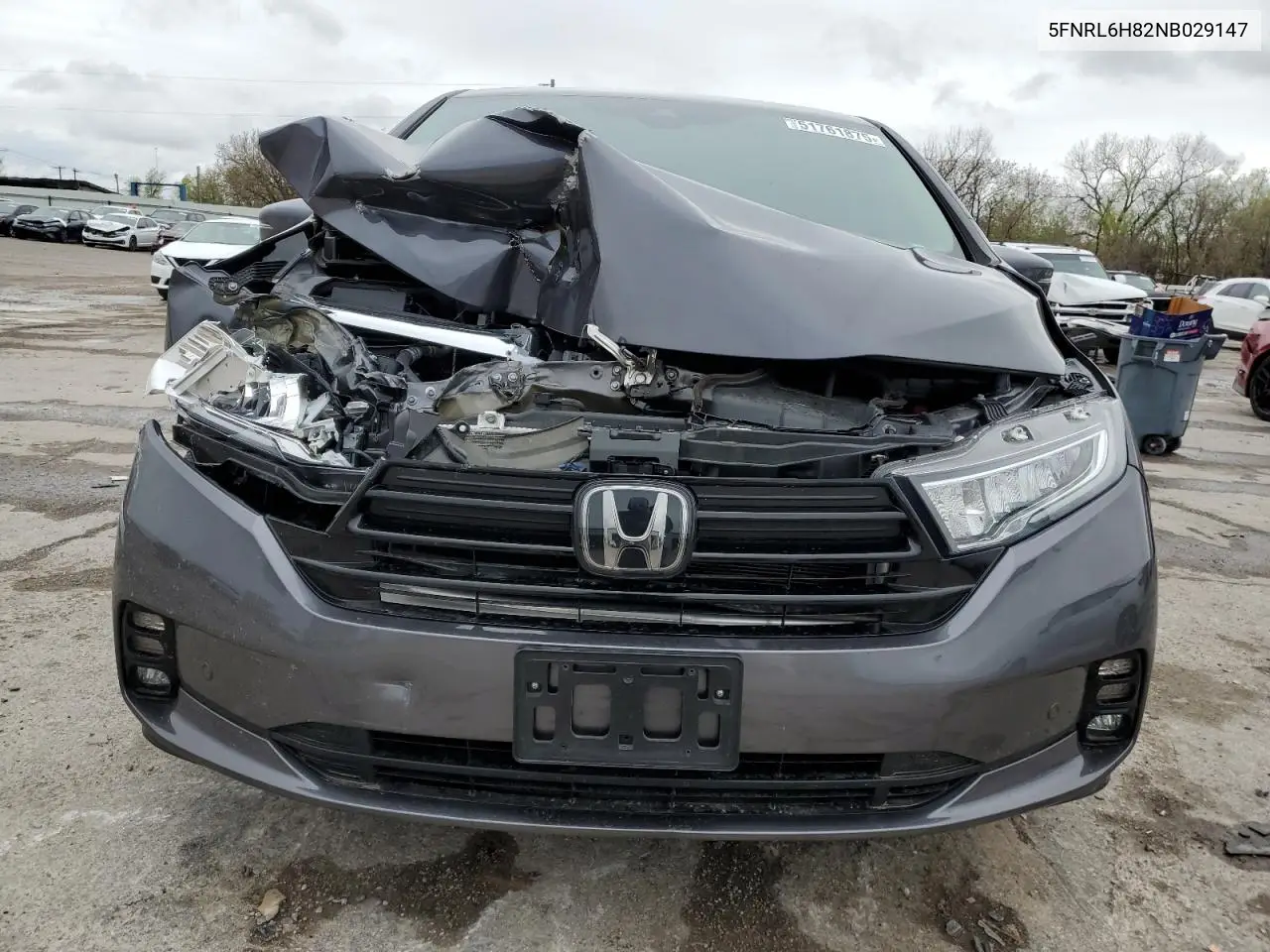 2022 Honda Odyssey Touring VIN: 5FNRL6H82NB029147 Lot: 51761875