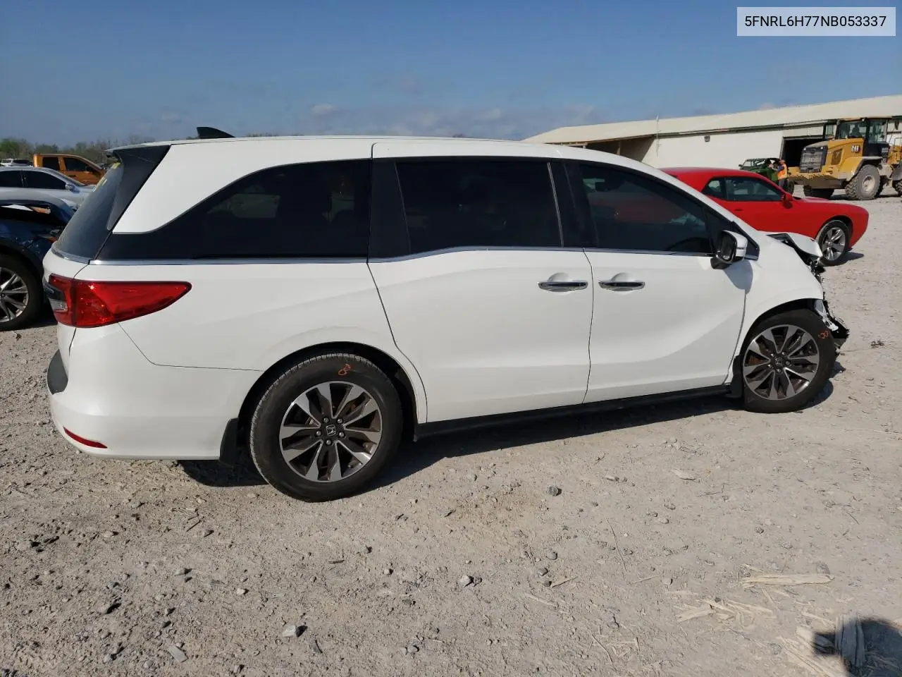 2022 Honda Odyssey Exl VIN: 5FNRL6H77NB053337 Lot: 51790025
