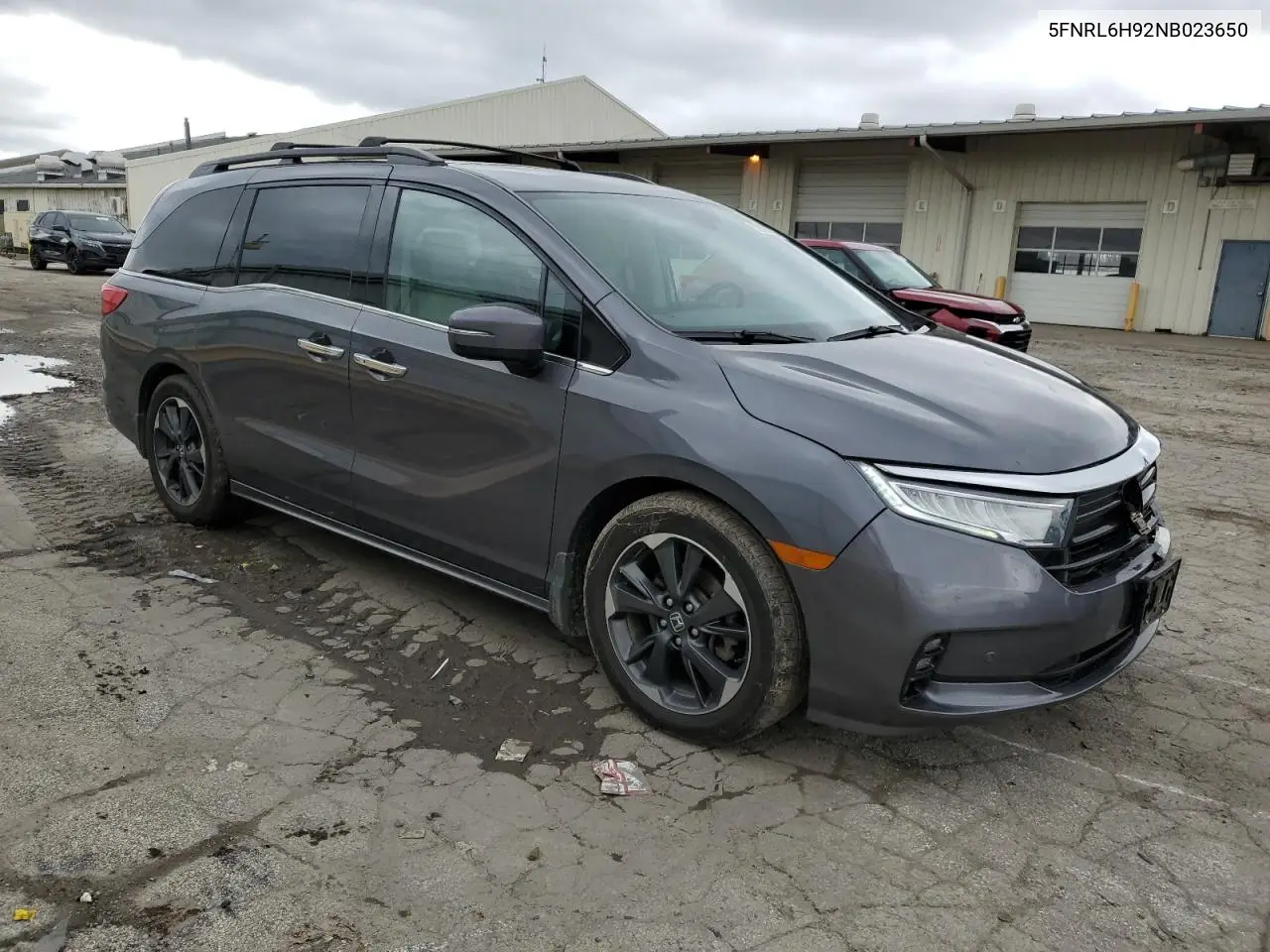 2022 Honda Odyssey Elite VIN: 5FNRL6H92NB023650 Lot: 52093035