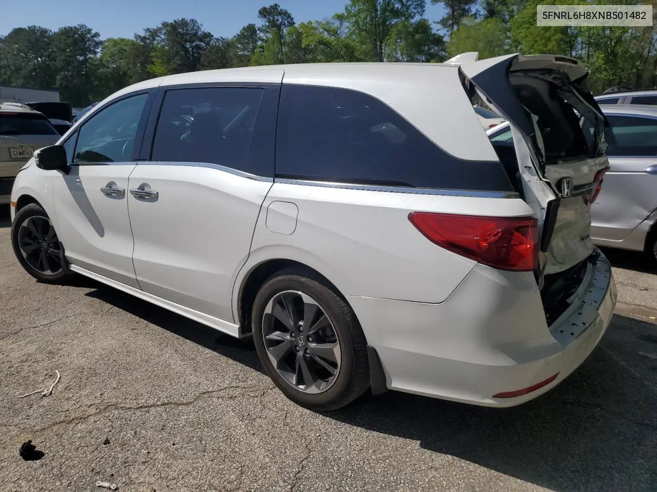 2022 Honda Odyssey Touring VIN: 5FNRL6H8XNB501482 Lot: 52148875