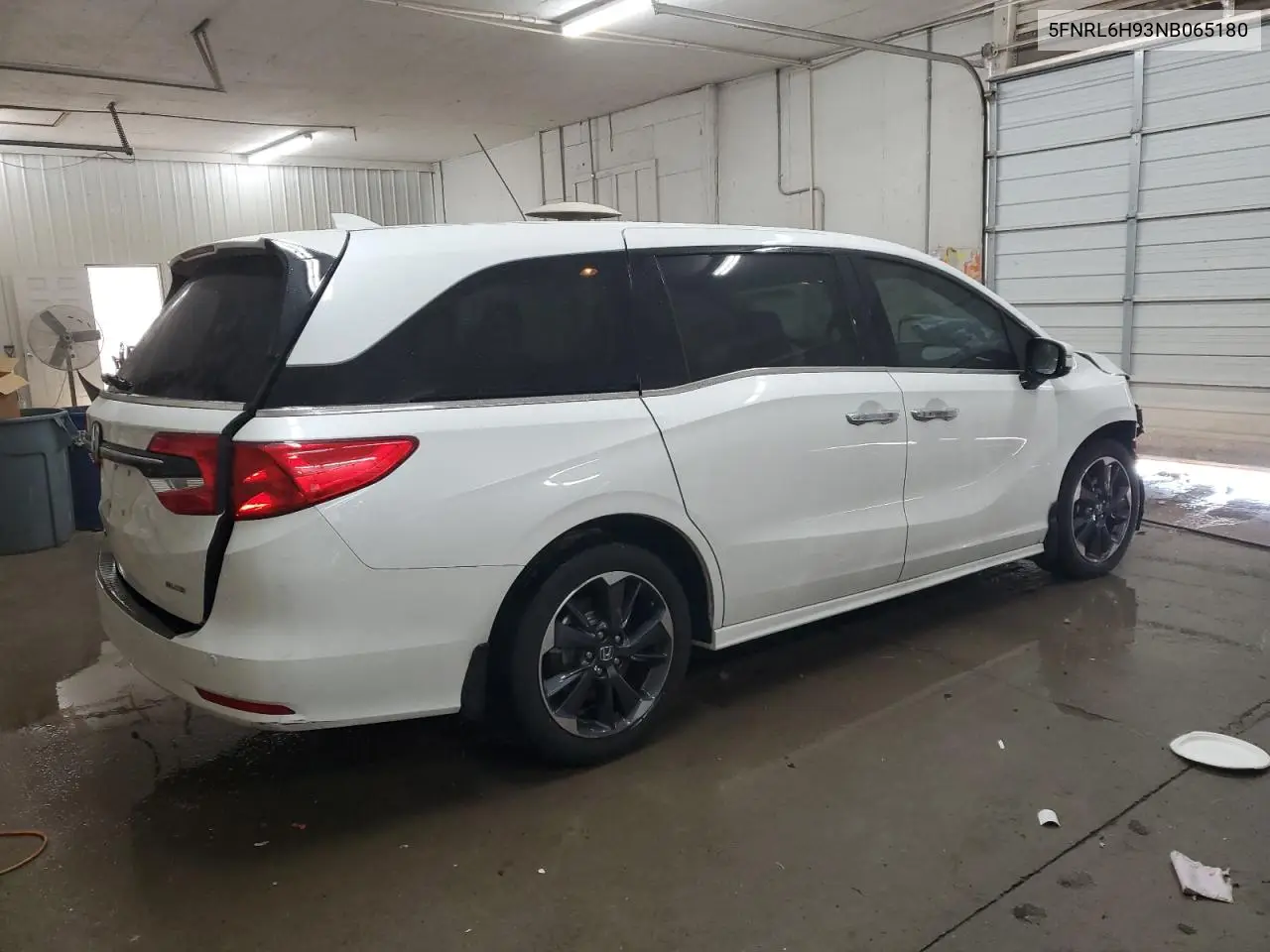 2022 Honda Odyssey Elite VIN: 5FNRL6H93NB065180 Lot: 52463395