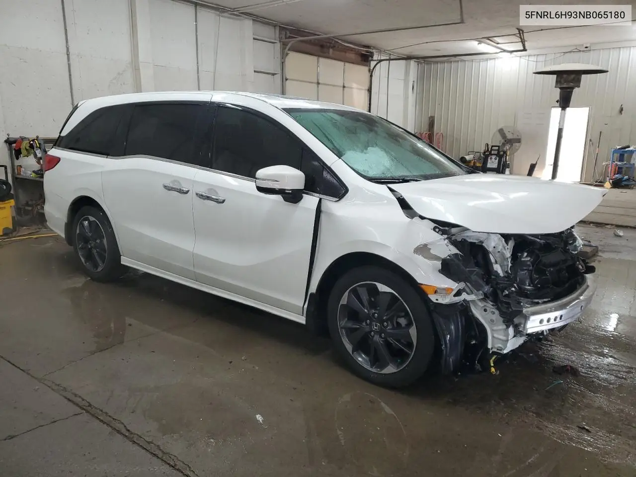 2022 Honda Odyssey Elite VIN: 5FNRL6H93NB065180 Lot: 52463395