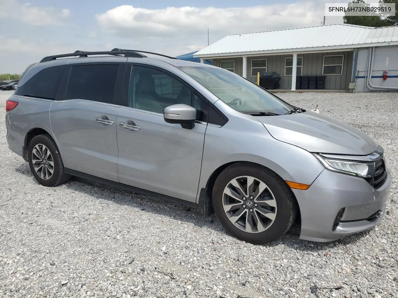 2022 Honda Odyssey Exl VIN: 5FNRL6H73NB029519 Lot: 53661545