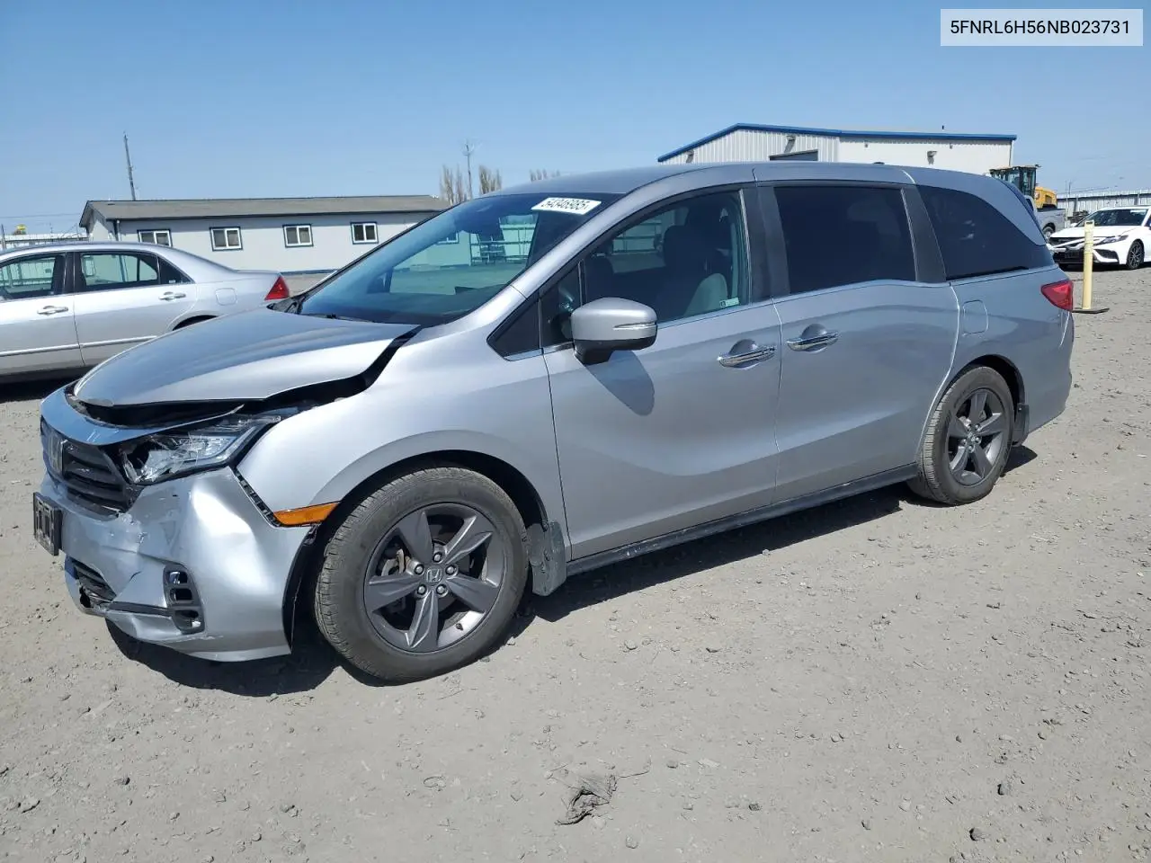 2022 Honda Odyssey Ex VIN: 5FNRL6H56NB023731 Lot: 54346985