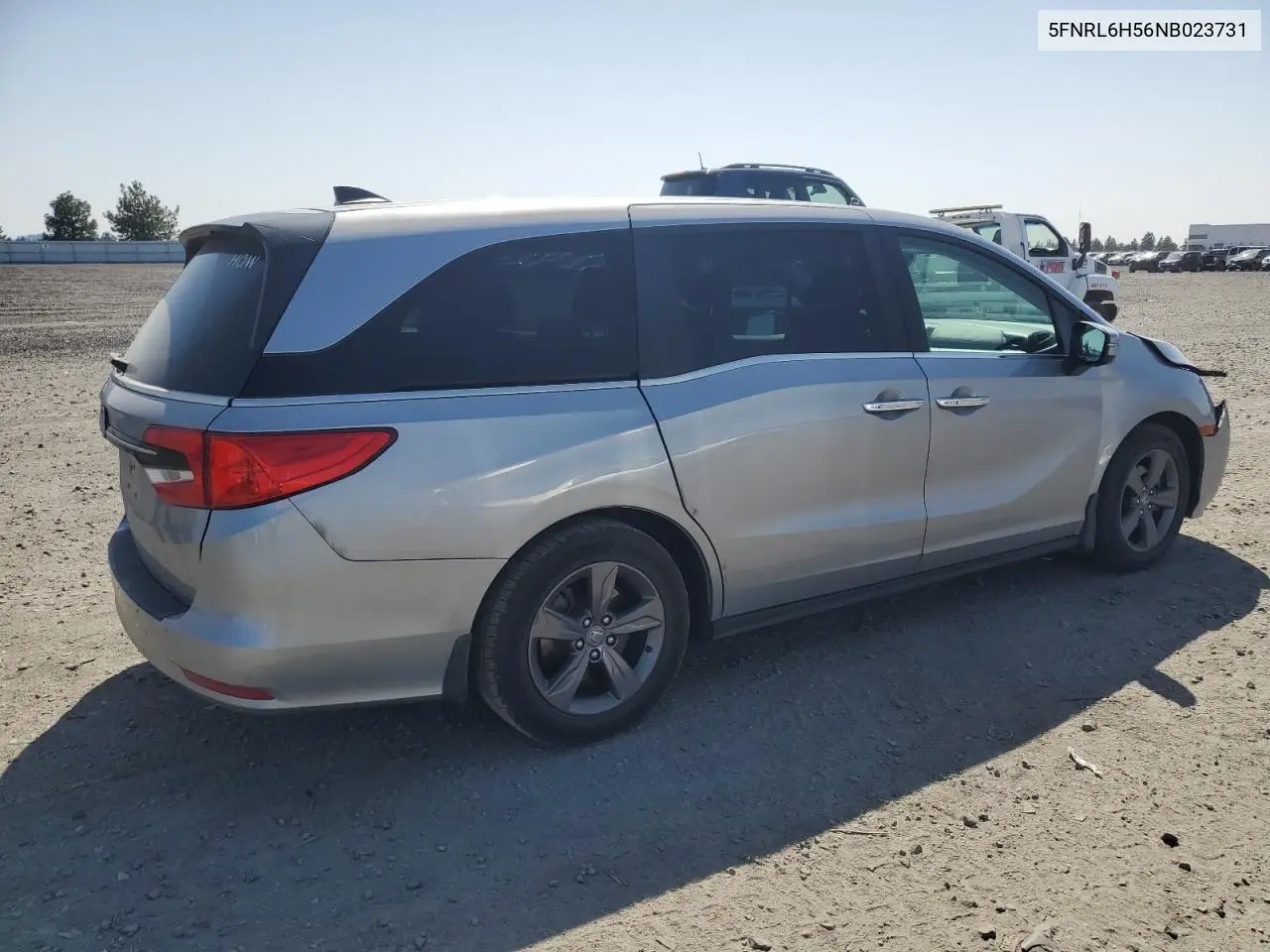 2022 Honda Odyssey Ex VIN: 5FNRL6H56NB023731 Lot: 54346985
