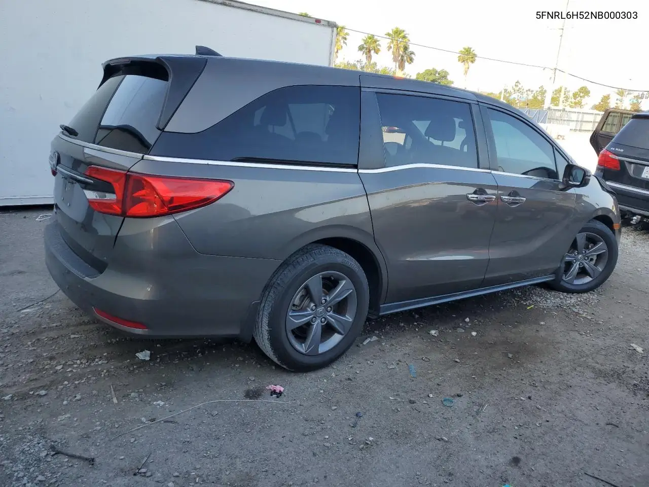 2022 Honda Odyssey Ex VIN: 5FNRL6H52NB000303 Lot: 54599145