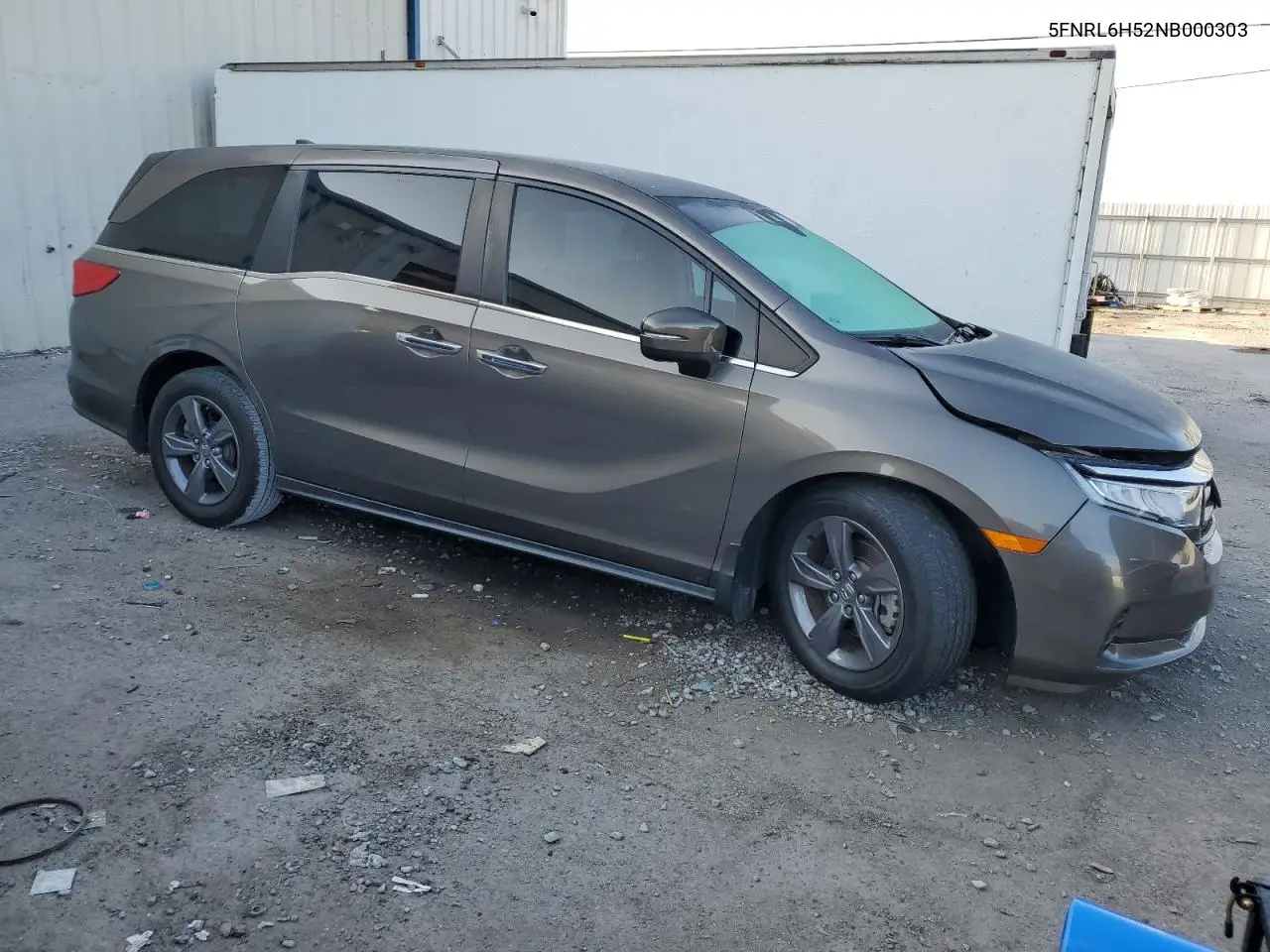 2022 Honda Odyssey Ex VIN: 5FNRL6H52NB000303 Lot: 54599145