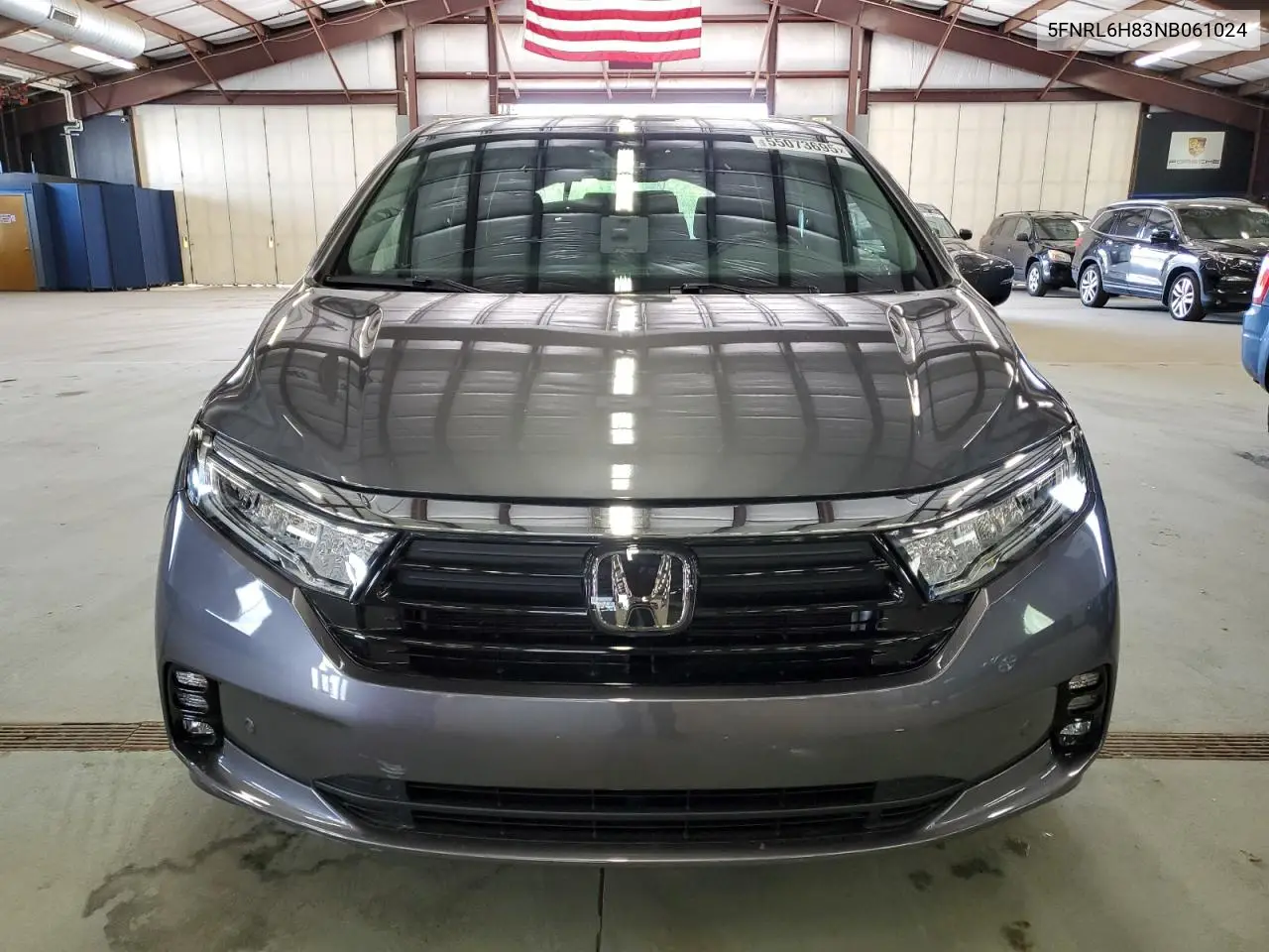 2022 Honda Odyssey Touring VIN: 5FNRL6H83NB061024 Lot: 55073695
