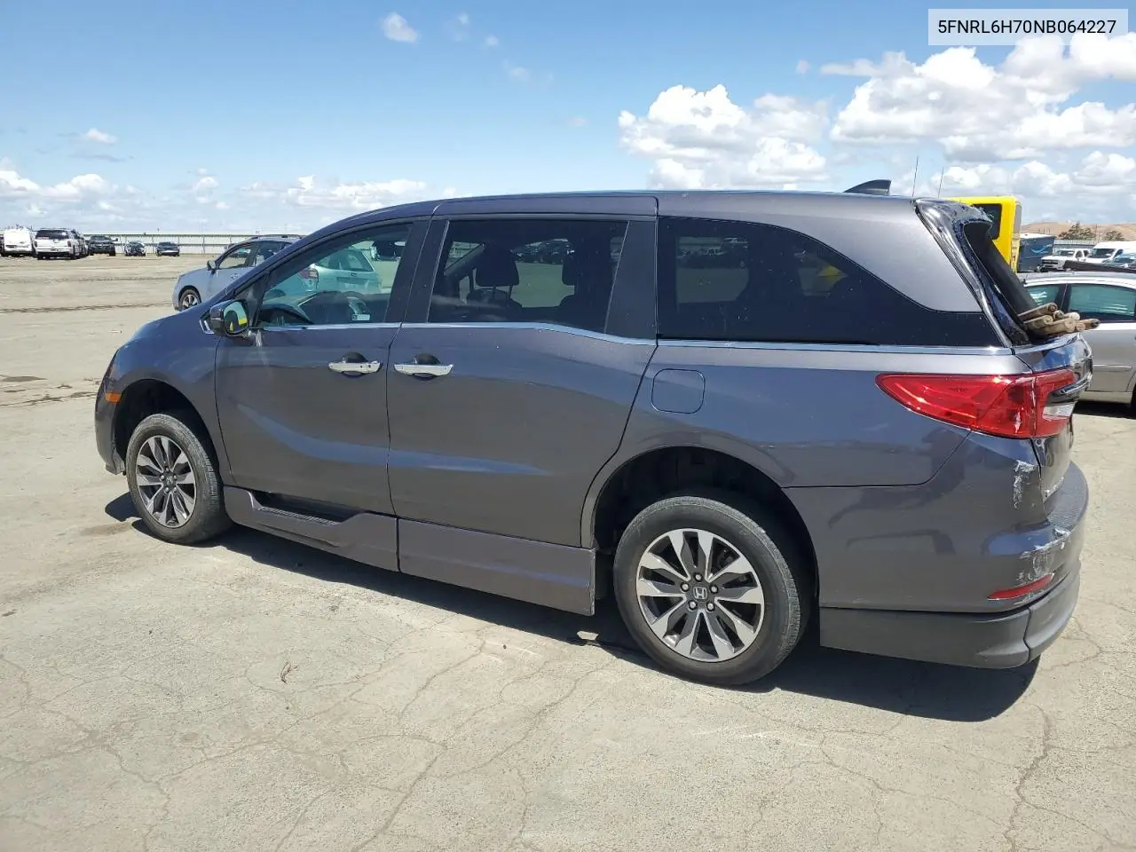 2022 Honda Odyssey Exl VIN: 5FNRL6H70NB064227 Lot: 55691855