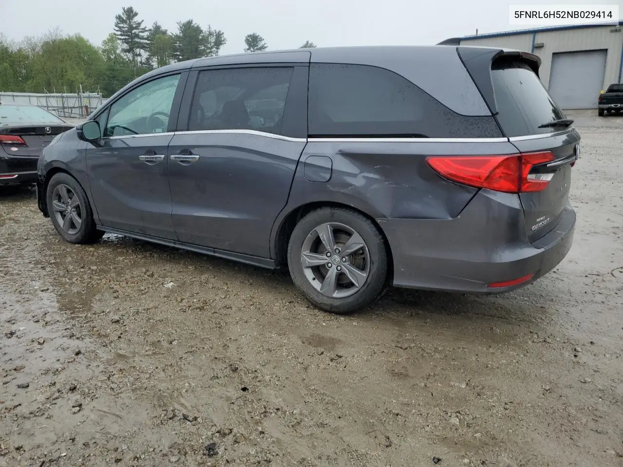 2022 Honda Odyssey Ex VIN: 5FNRL6H52NB029414 Lot: 55947155