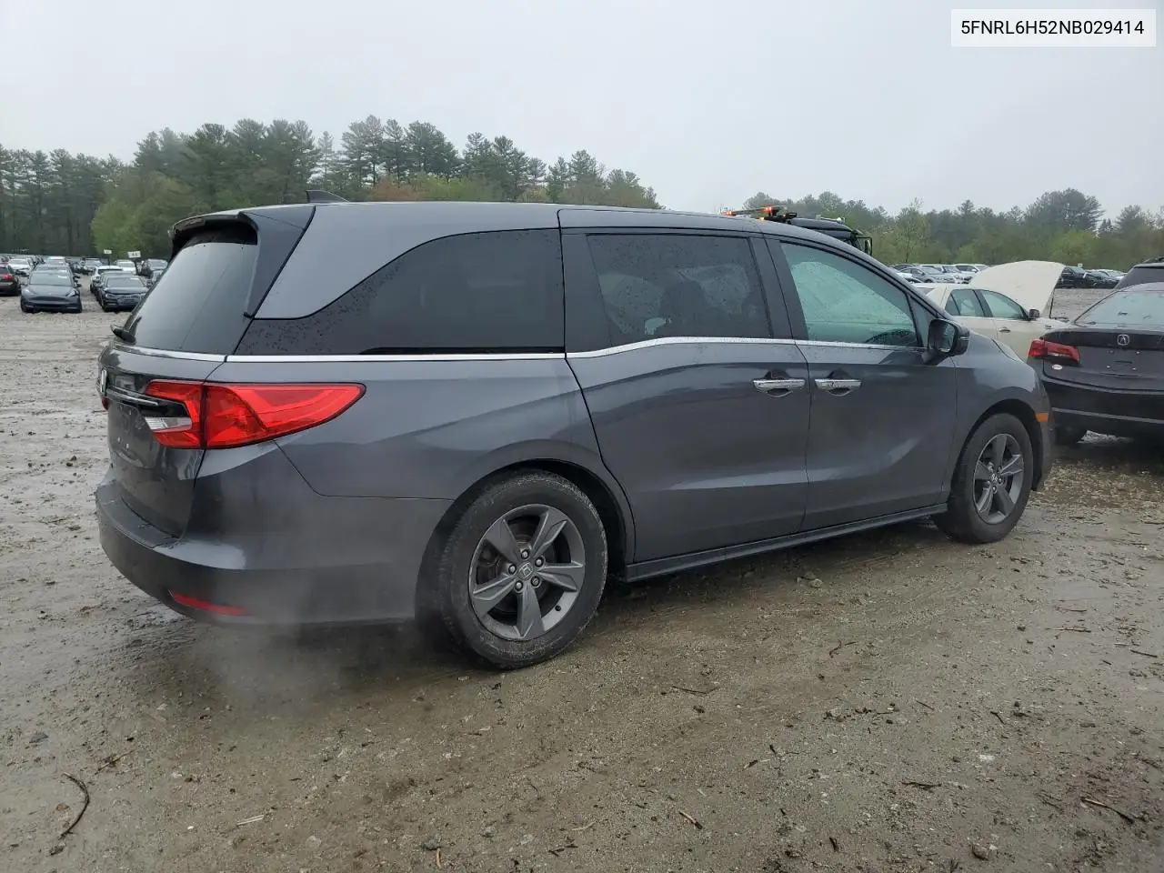 2022 Honda Odyssey Ex VIN: 5FNRL6H52NB029414 Lot: 55947155