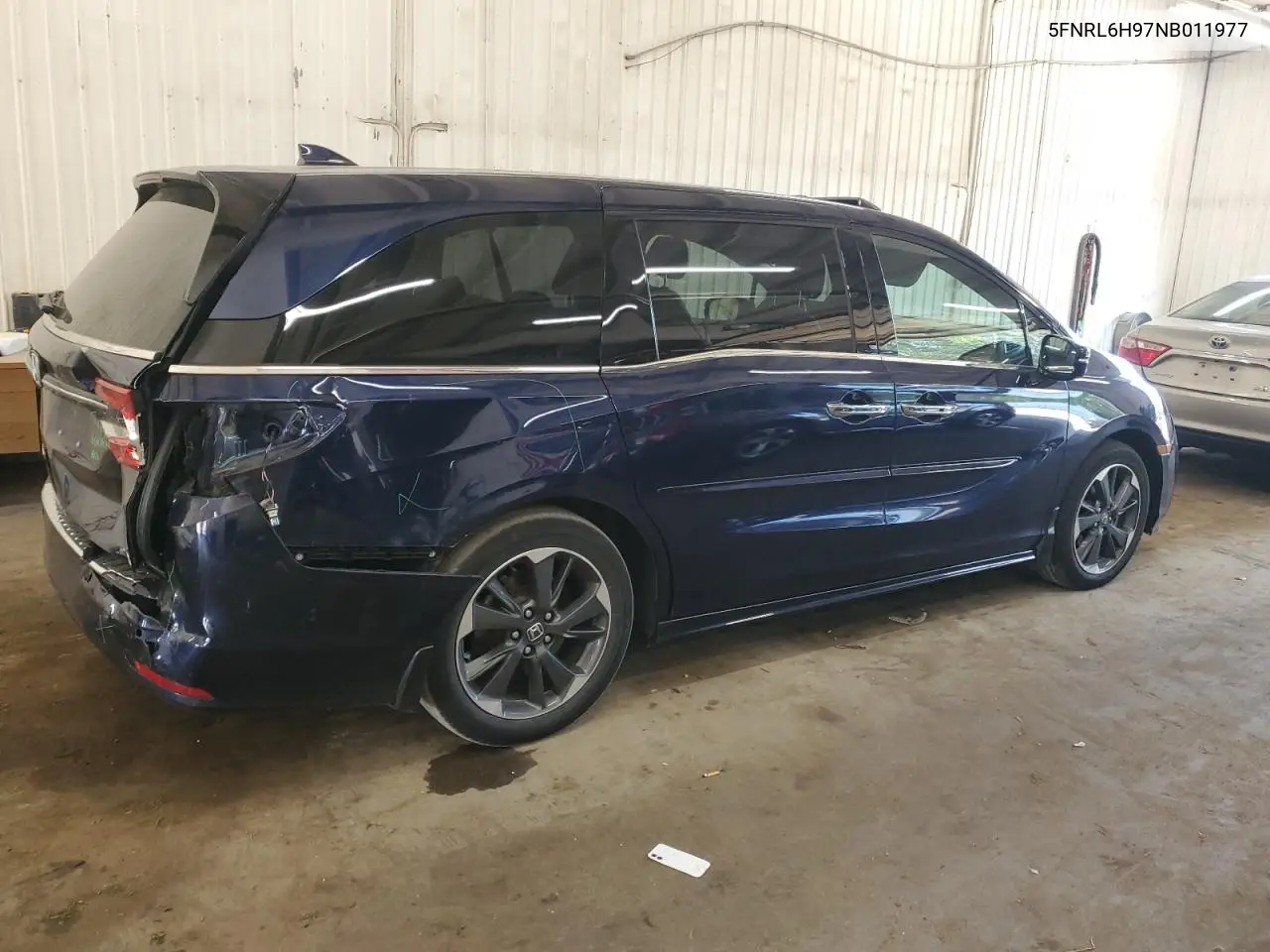 2022 Honda Odyssey Elite VIN: 5FNRL6H97NB011977 Lot: 56356345