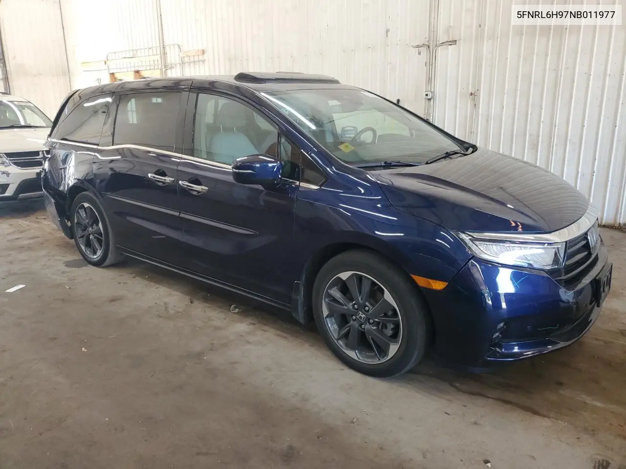 2022 Honda Odyssey Elite VIN: 5FNRL6H97NB011977 Lot: 56356345