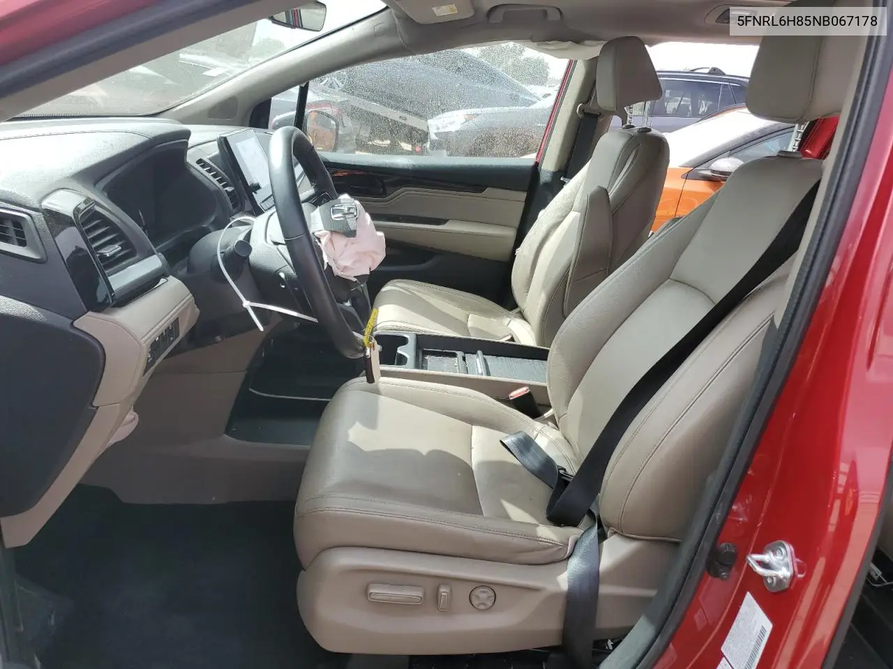 2022 Honda Odyssey Touring VIN: 5FNRL6H85NB067178 Lot: 56577315