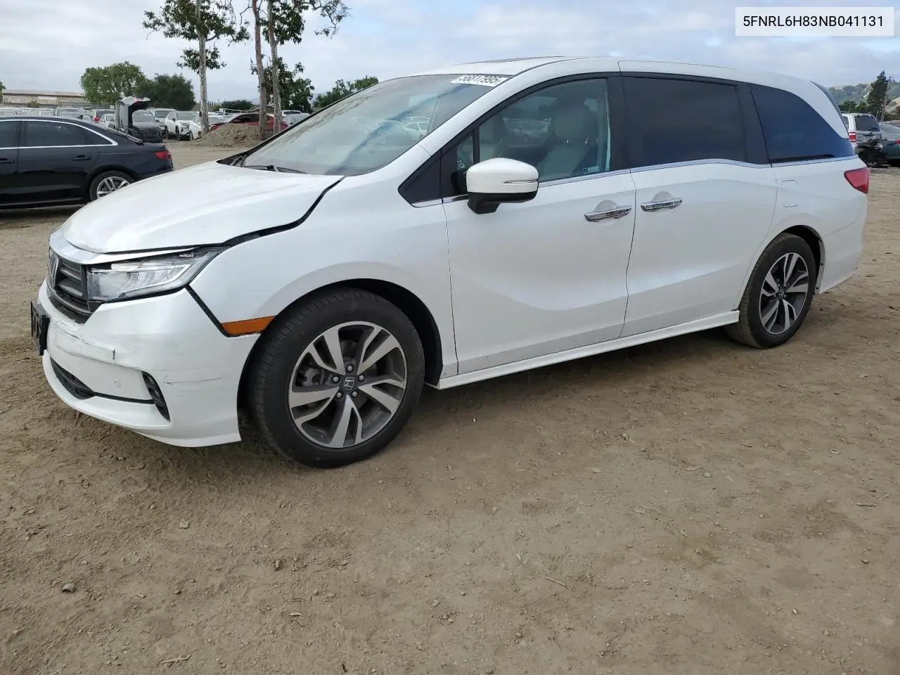 2022 Honda Odyssey Touring VIN: 5FNRL6H83NB041131 Lot: 56817995