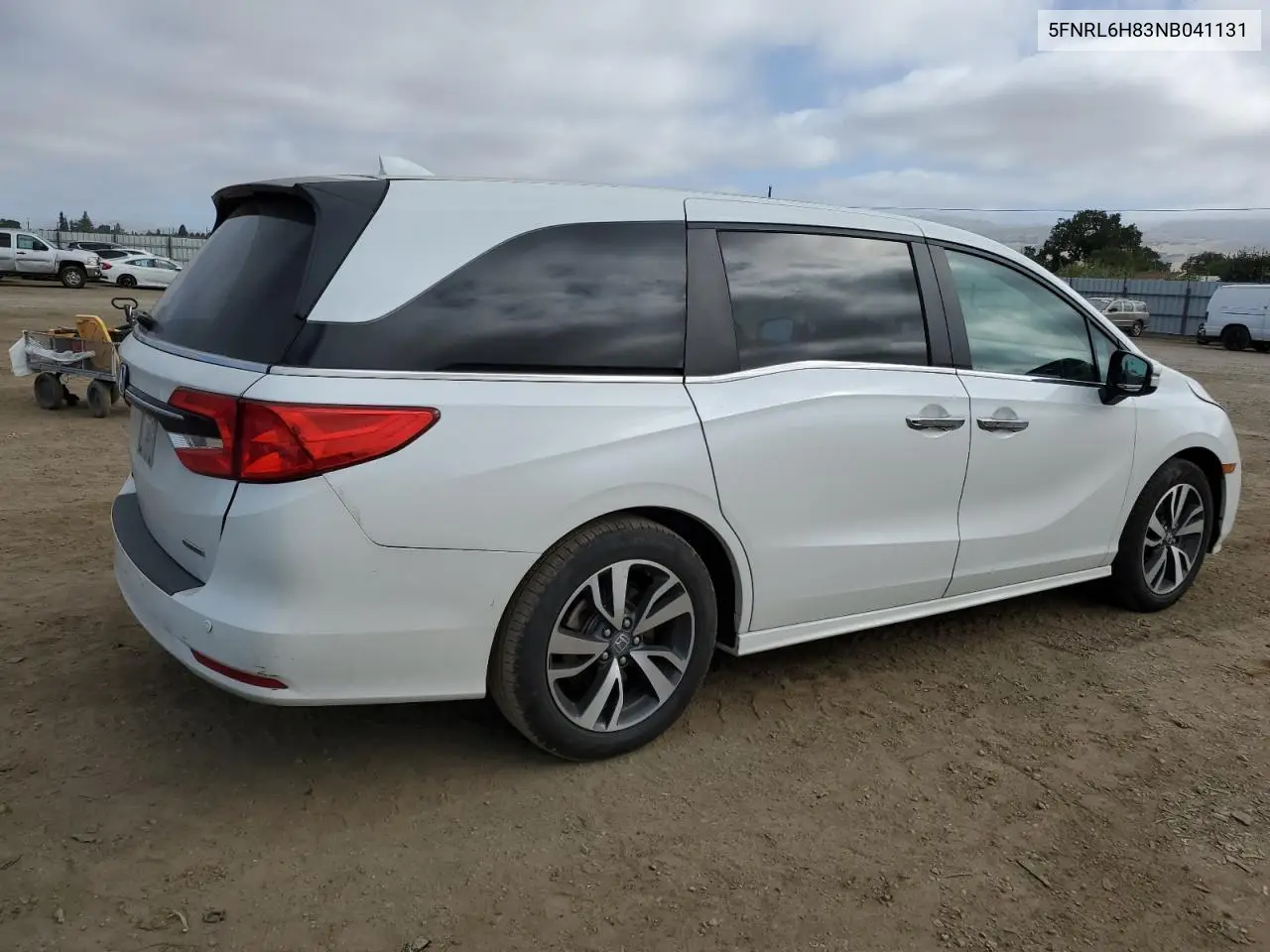 2022 Honda Odyssey Touring VIN: 5FNRL6H83NB041131 Lot: 56817995