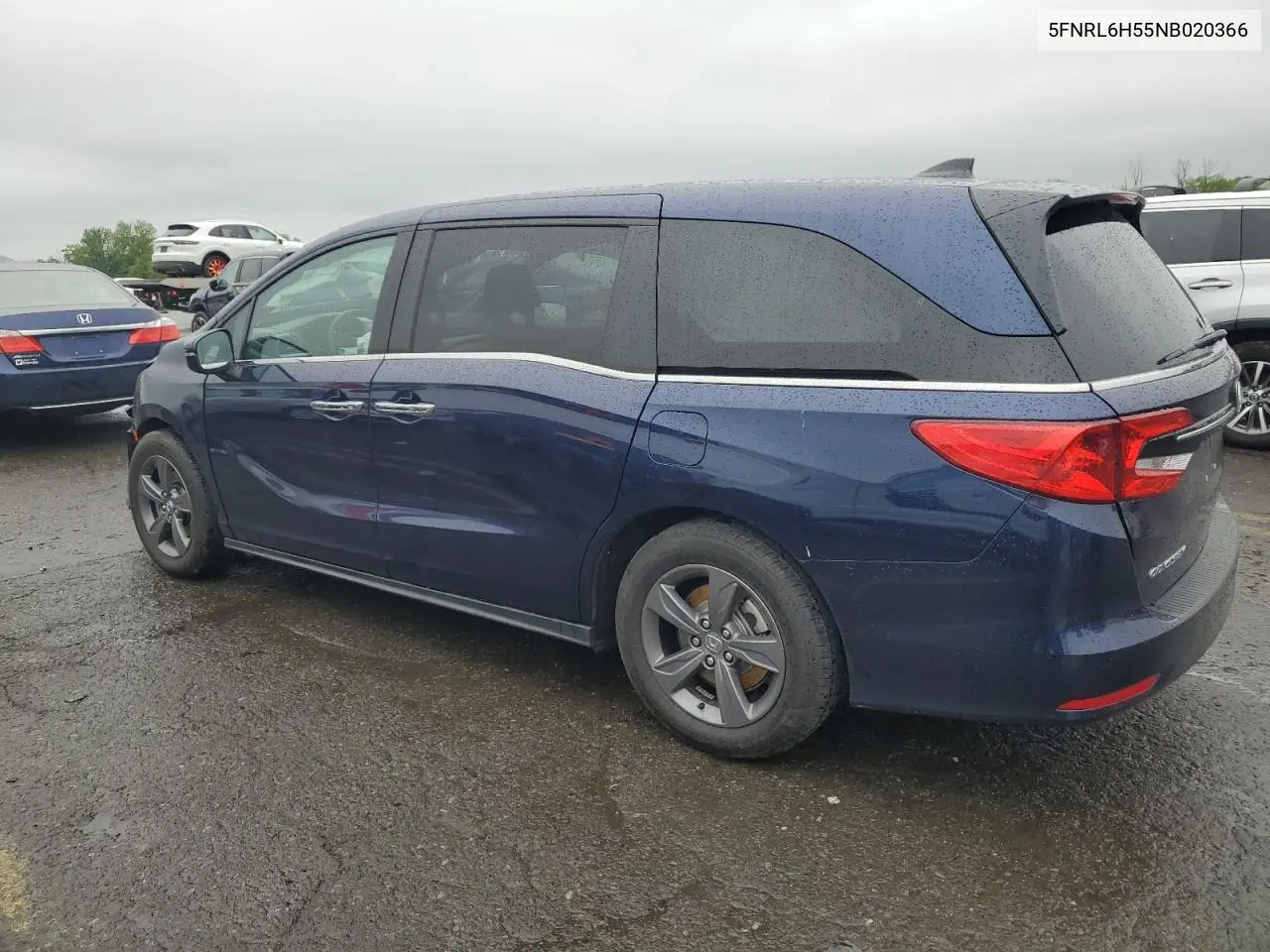 2022 Honda Odyssey Ex VIN: 5FNRL6H55NB020366 Lot: 57106075