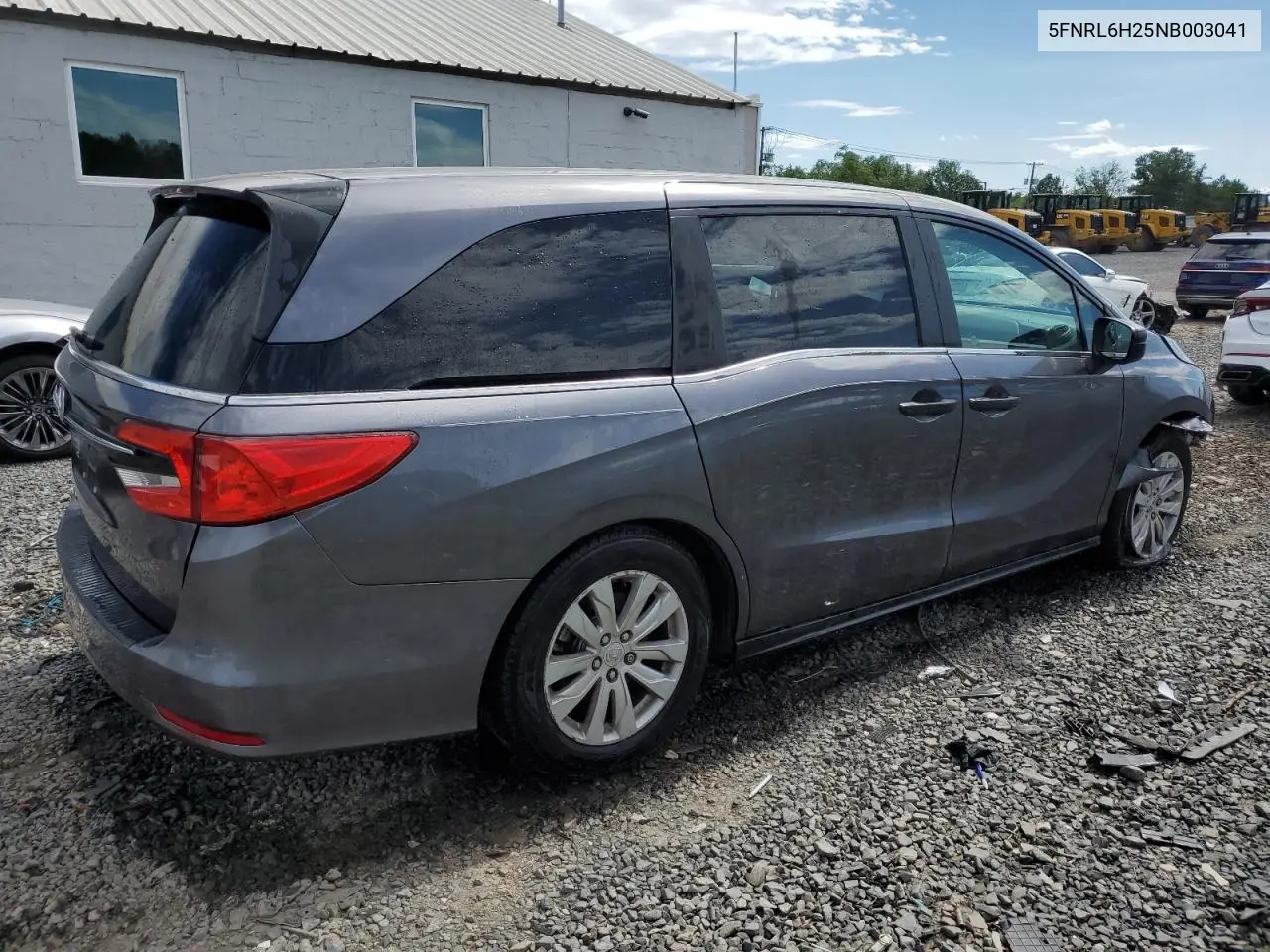 2022 Honda Odyssey Lx VIN: 5FNRL6H25NB003041 Lot: 57179945