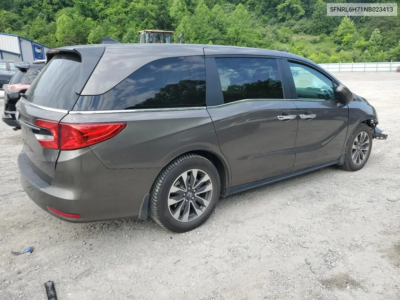 2022 Honda Odyssey Exl VIN: 5FNRL6H71NB023413 Lot: 59482685