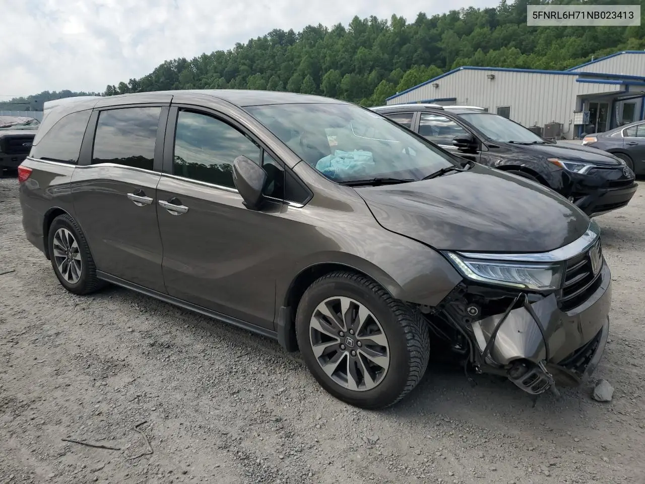 2022 Honda Odyssey Exl VIN: 5FNRL6H71NB023413 Lot: 59482685