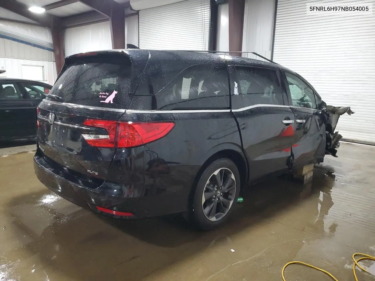 2022 Honda Odyssey Elite VIN: 5FNRL6H97NB054005 Lot: 59498005