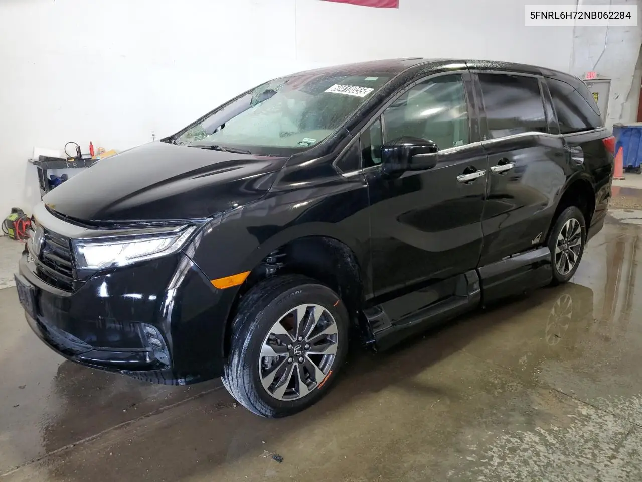 2022 Honda Odyssey Exl VIN: 5FNRL6H72NB062284 Lot: 60418055