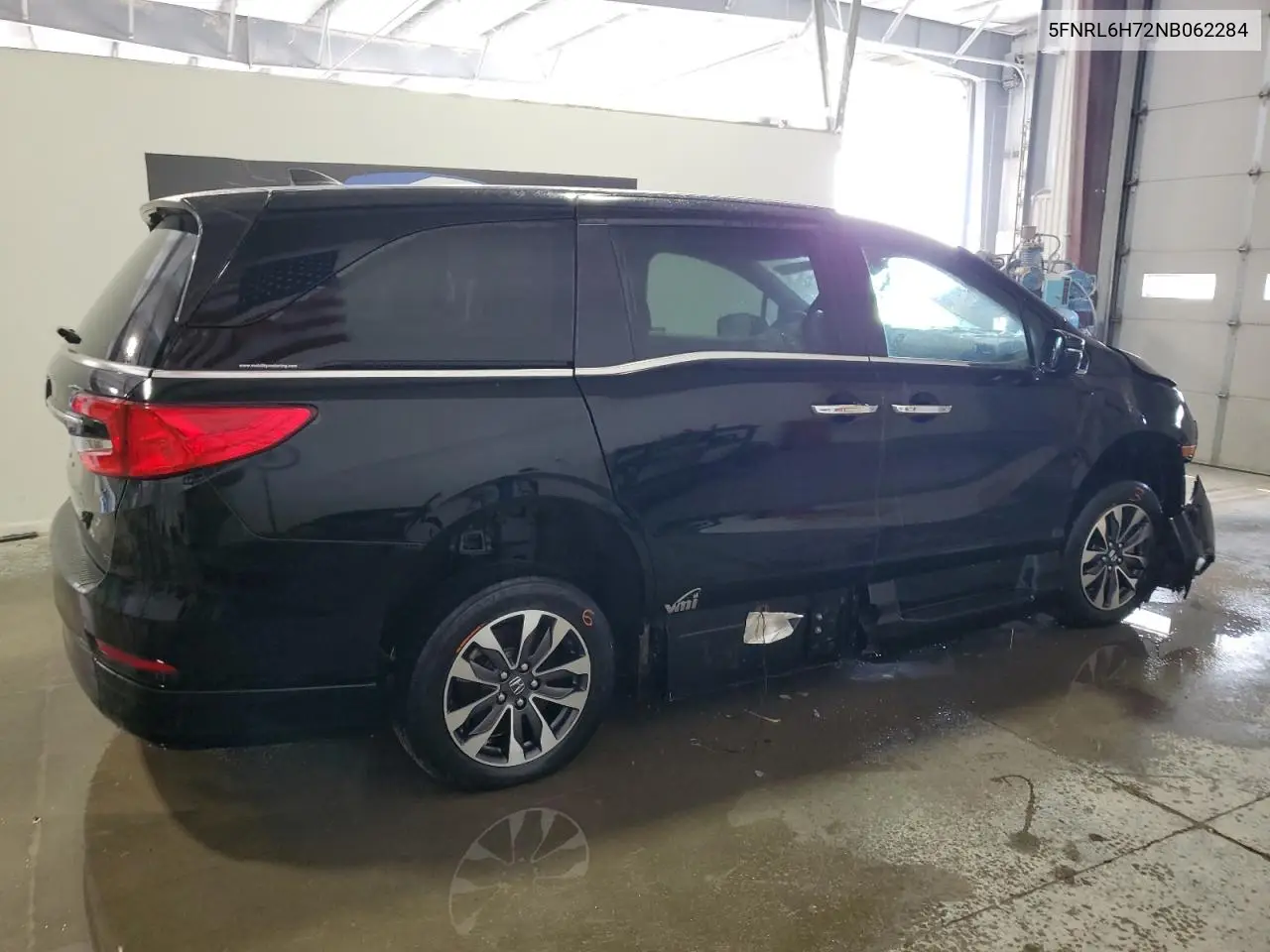 2022 Honda Odyssey Exl VIN: 5FNRL6H72NB062284 Lot: 60418055
