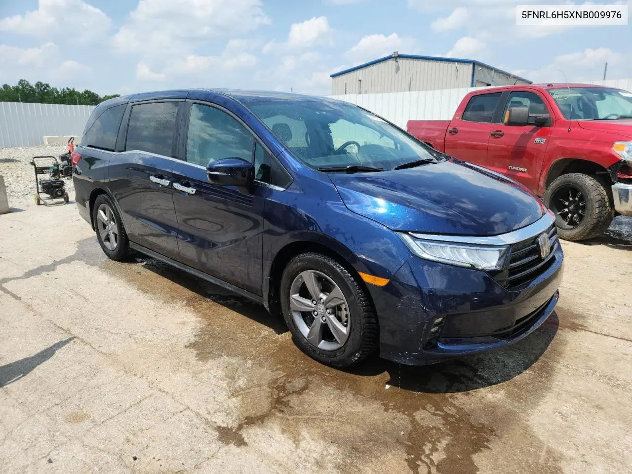 2022 Honda Odyssey Ex VIN: 5FNRL6H5XNB009976 Lot: 60521595