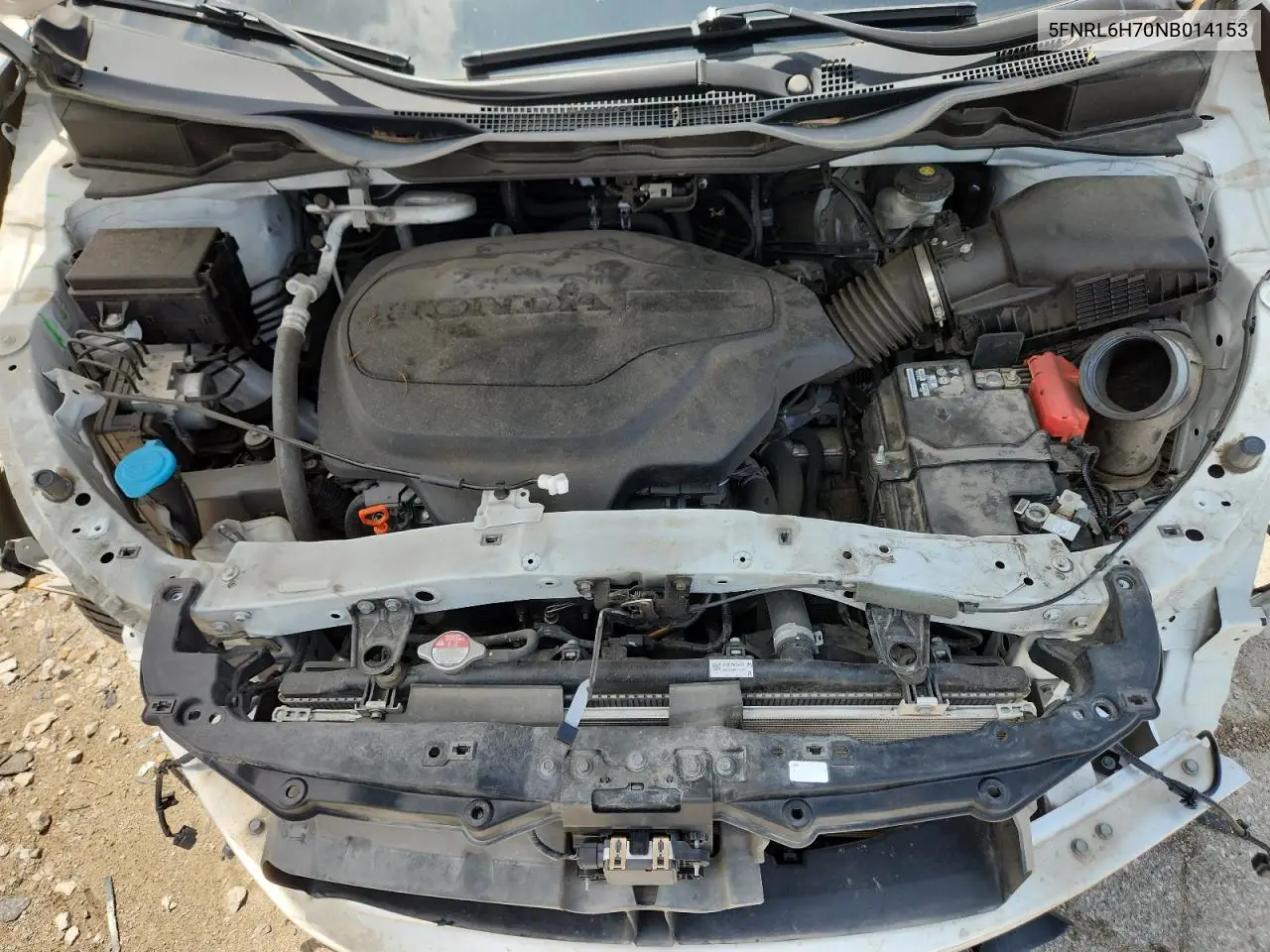 2022 Honda Odyssey Exl VIN: 5FNRL6H70NB014153 Lot: 61022125