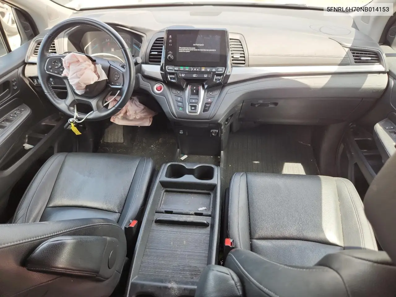 2022 Honda Odyssey Exl VIN: 5FNRL6H70NB014153 Lot: 61022125
