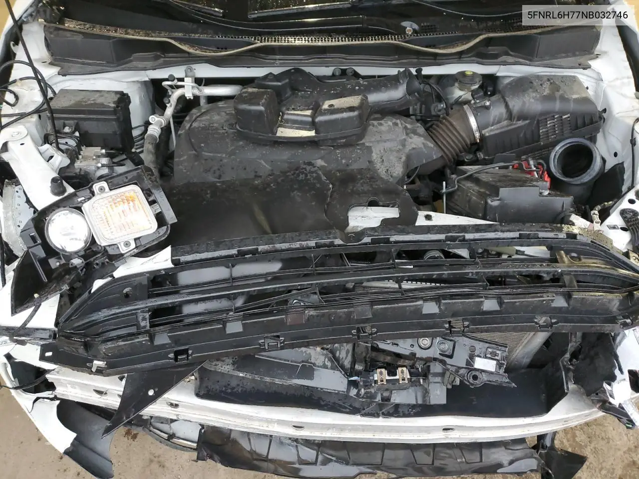 2022 Honda Odyssey Exl VIN: 5FNRL6H77NB032746 Lot: 61269425