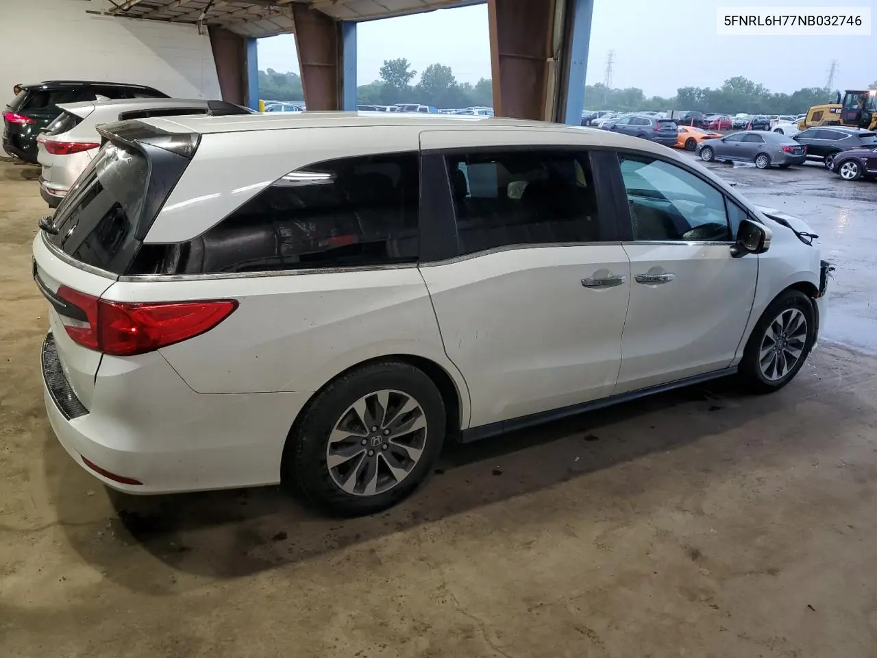 2022 Honda Odyssey Exl VIN: 5FNRL6H77NB032746 Lot: 61269425