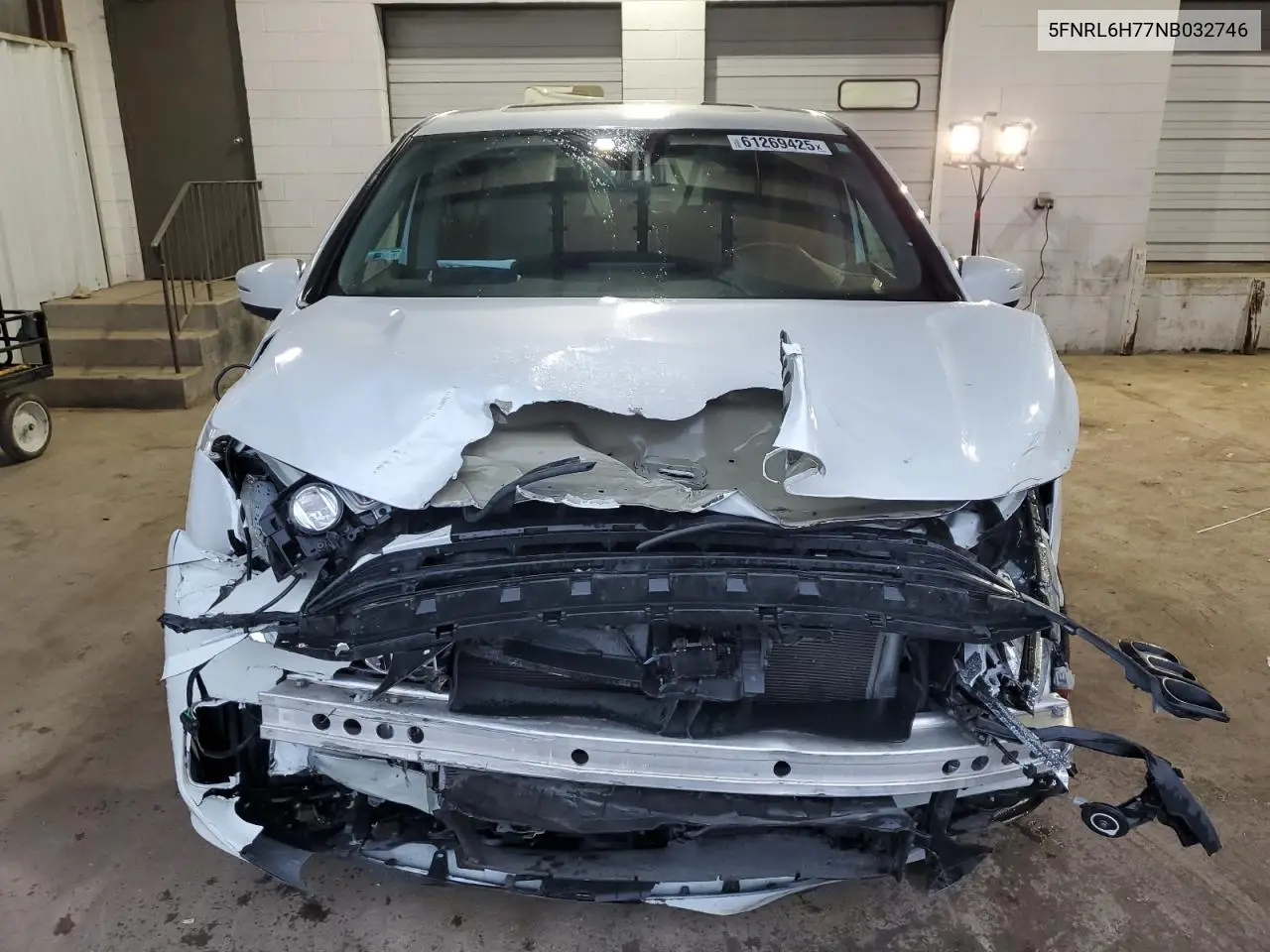 2022 Honda Odyssey Exl VIN: 5FNRL6H77NB032746 Lot: 61269425