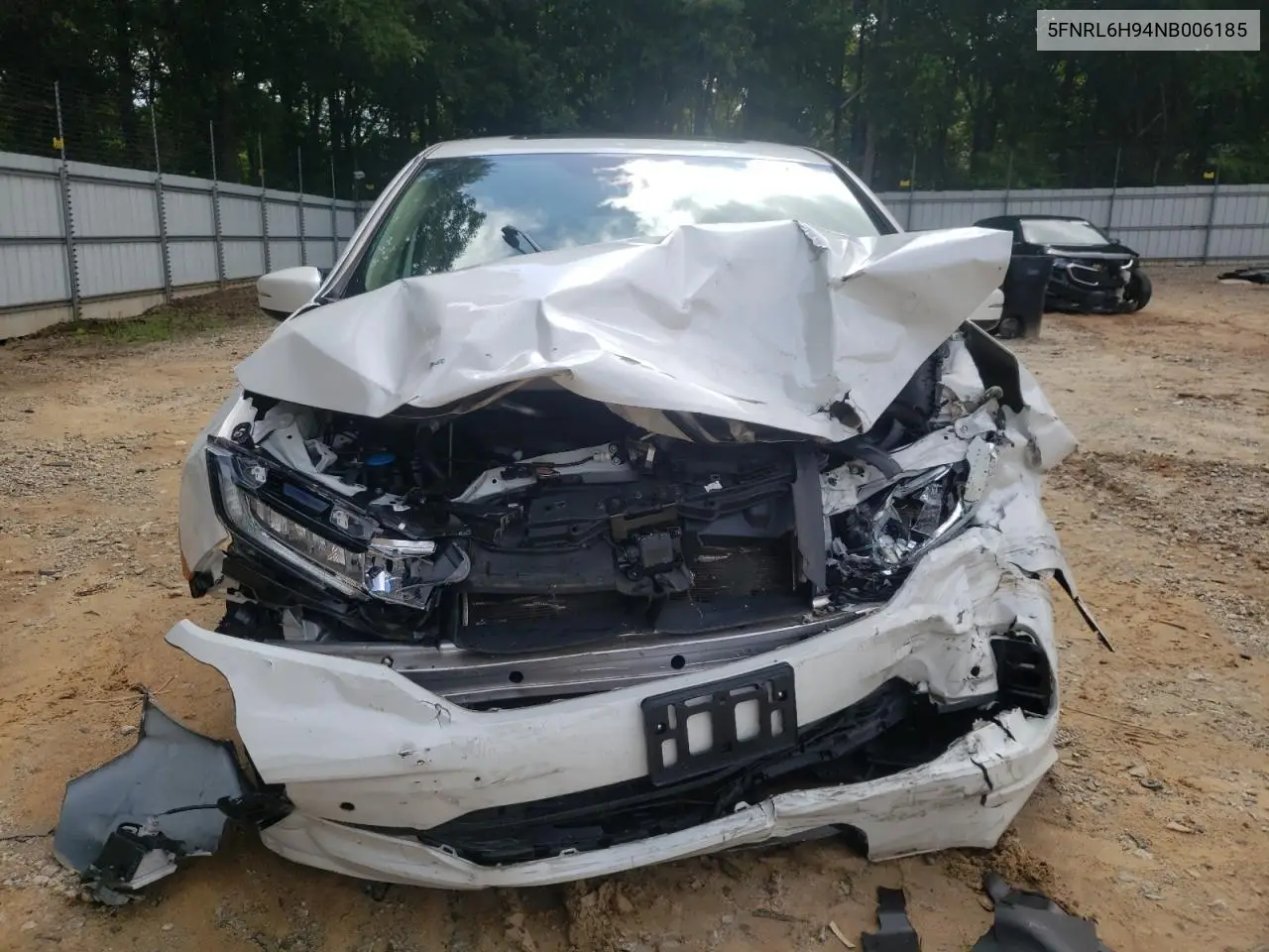 2022 Honda Odyssey Elite VIN: 5FNRL6H94NB006185 Lot: 61302425